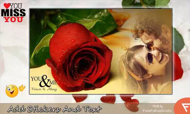 Play Romantic Rose Photo Frame