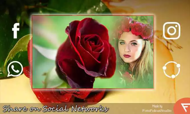 Play Romantic Rose Photo Frame