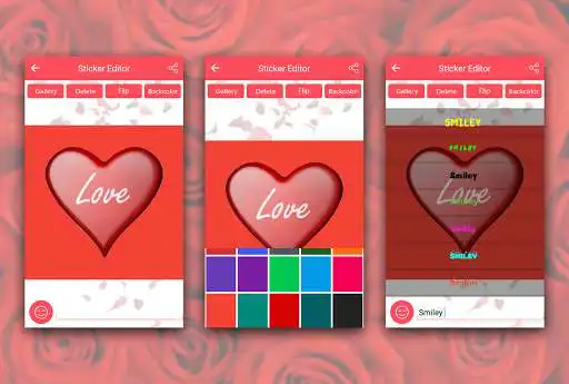 Play Romantic Rose Stickers