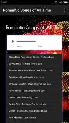 Play Romantic Songs of All Time