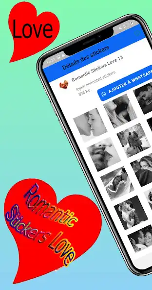 Play Romantic Stickers Love as an online game Romantic Stickers Love with UptoPlay