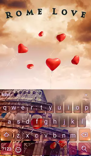Play Rome Love Animated Keyboard + Live Wallpaper as an online game Rome Love Animated Keyboard + Live Wallpaper with UptoPlay