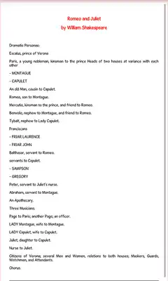 Play Romeo and Juliet - Ebook