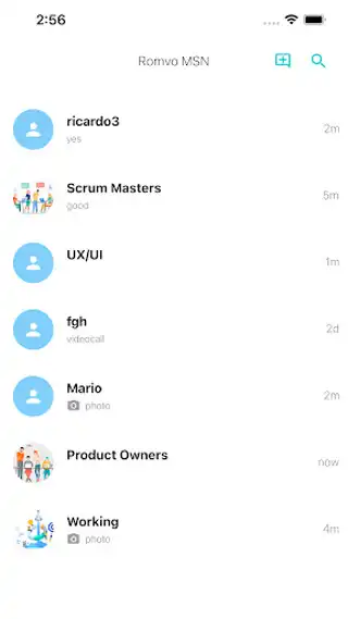 Play romVo Messenger  and enjoy romVo Messenger with UptoPlay