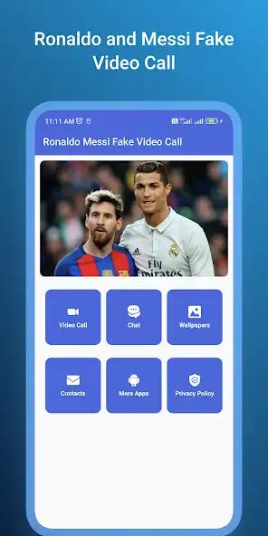 Play Ronaldo Messi Fake Video Call  and enjoy Ronaldo Messi Fake Video Call with UptoPlay