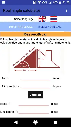 Play Roof_Angle_Calculator as an online game Roof_Angle_Calculator with UptoPlay