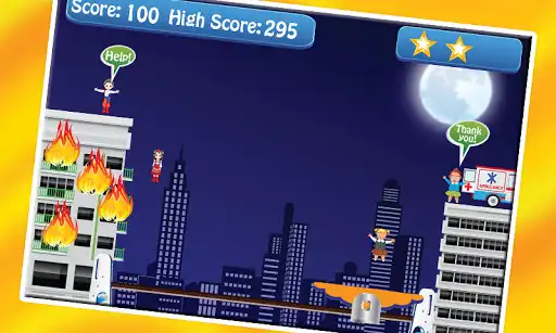 Play Roof Jumper Fire Rescue  and enjoy Roof Jumper Fire Rescue with UptoPlay
