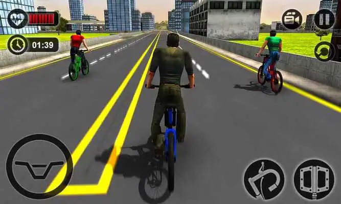 Play Rooftop Bicycle Stunt Rider 3D