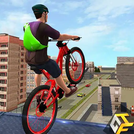 Free play online Rooftop BMX Bicycle Stunts  APK