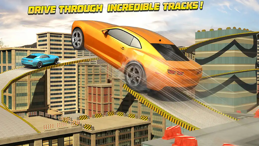 Play Rooftop Car Stunt Game  and enjoy Rooftop Car Stunt Game with UptoPlay