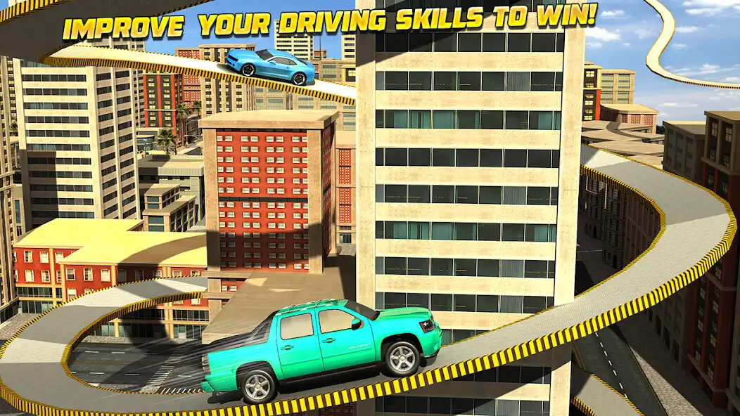 Play Rooftop Car Stunt Game as an online game Rooftop Car Stunt Game with UptoPlay