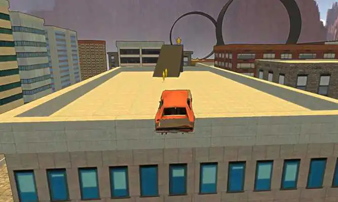 Play Rooftop Car Stunts 3D