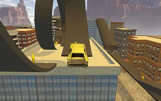 Play Rooftop Car Stunts 3D