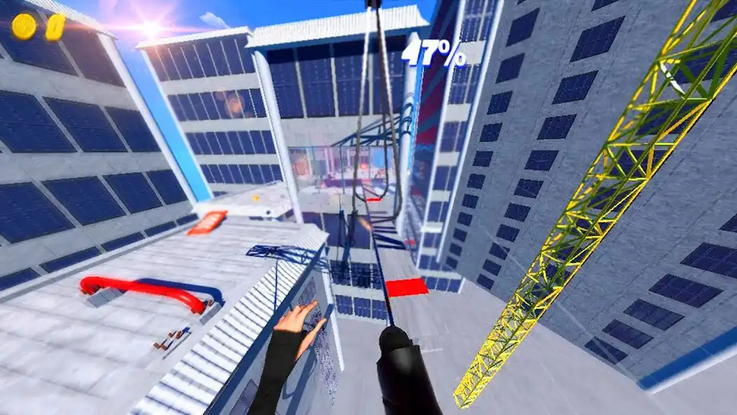 Play Rooftop Ninja Run as an online game Rooftop Ninja Run with UptoPlay