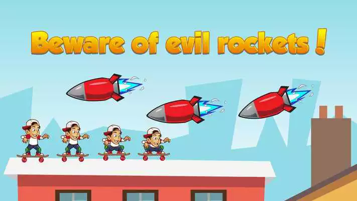 Play Rooftop skater boy adventures
