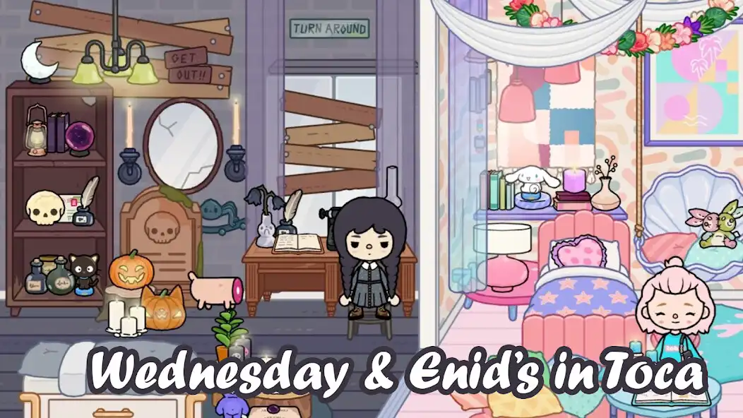 Play Room Ideas Wednesday Enid Toca  and enjoy Room Ideas Wednesday Enid Toca with UptoPlay