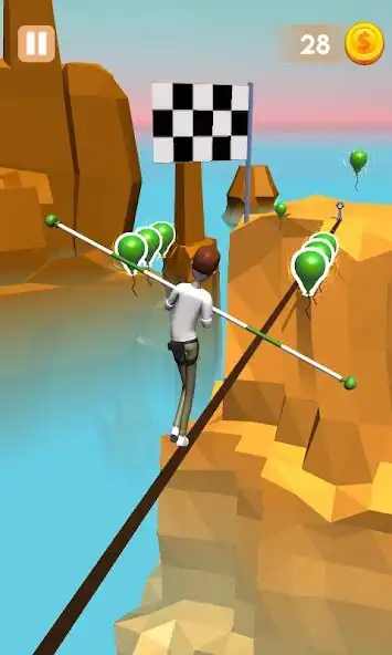 Play Rope Balancing as an online game Rope Balancing with UptoPlay