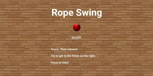 Play Rope Ball Swing as an online game Rope Ball Swing with UptoPlay
