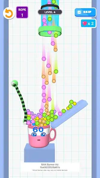 Play RopeCupBall  and enjoy RopeCupBall with UptoPlay