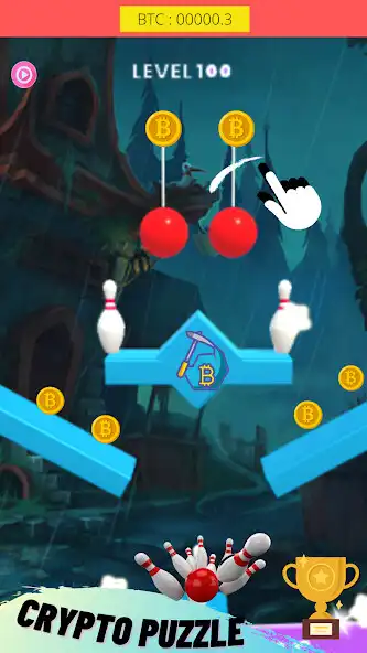 Play Rope Cut Puzzle Bitcoin Hit as an online game Rope Cut Puzzle Bitcoin Hit with UptoPlay