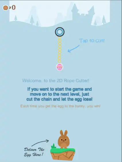 Play Rope Cutter - Cut The Chains as an online game Rope Cutter - Cut The Chains with UptoPlay