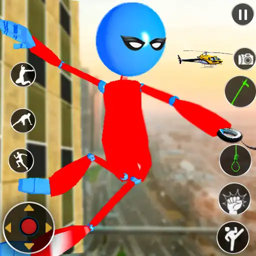 Play Rope Flying Stickman Rescue 3D APK Play Rope Flying Stickman Rescue 3D APK
