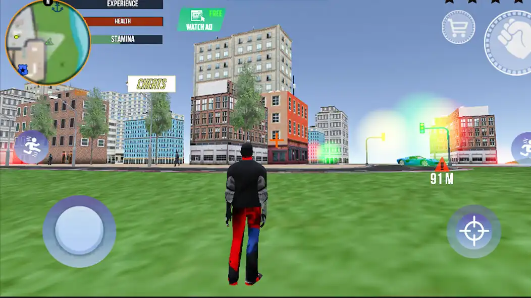 Play Rope Hero City Gangster Crime as an online game Rope Hero City Gangster Crime with UptoPlay