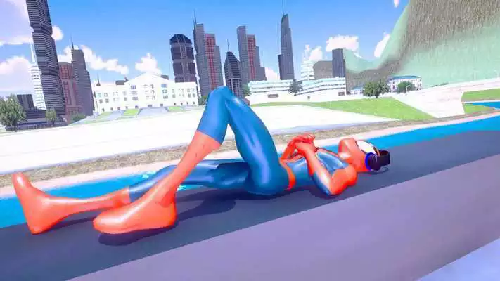 Play Rope Hero City Rescue Spider Adventure