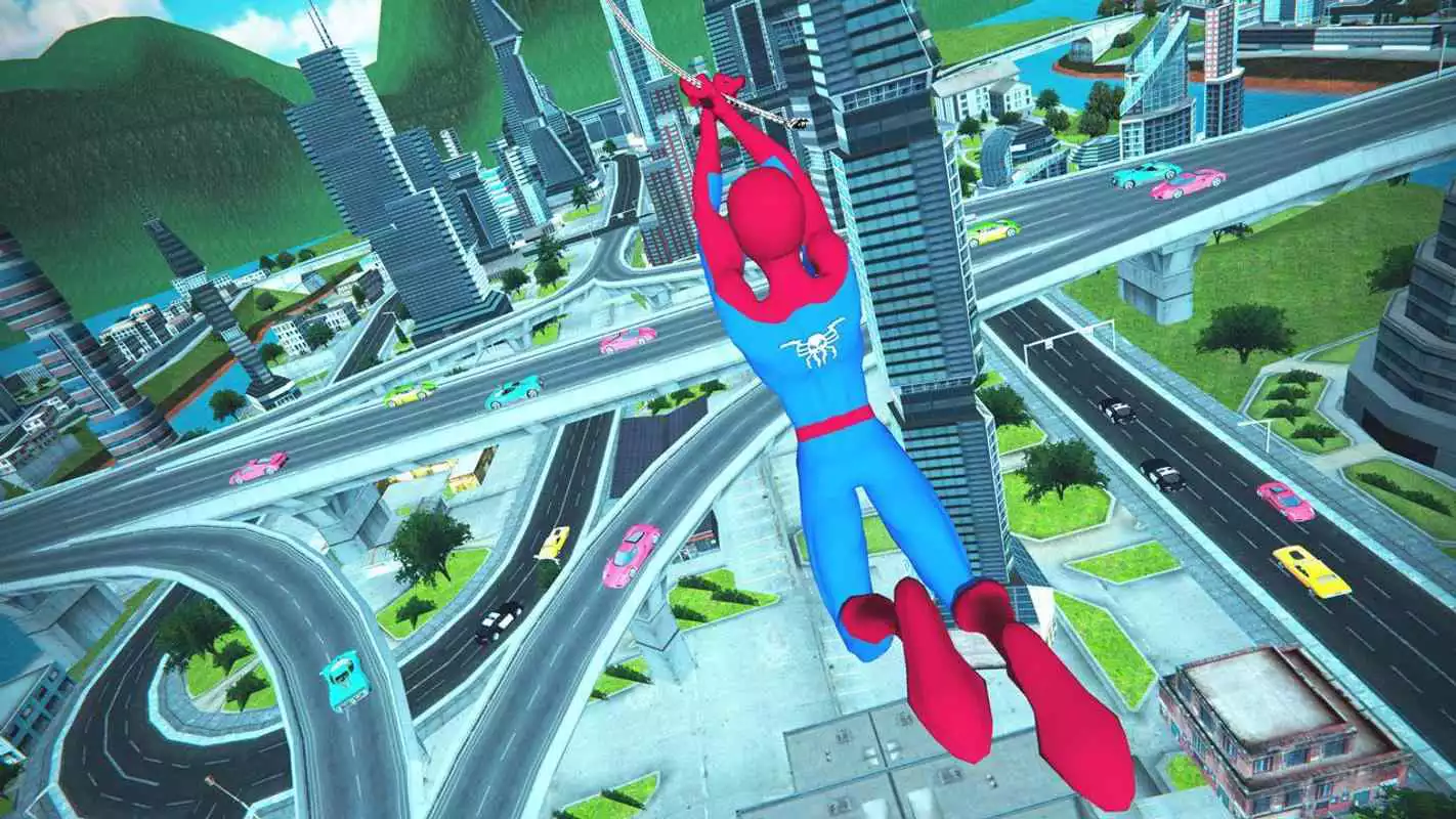 Play Rope Hero City Rescue Spider Adventure
