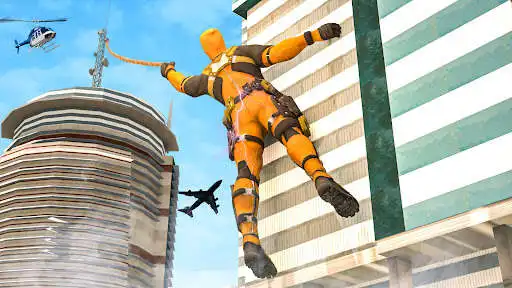Play Rope Hero City Spider Games as an online game Rope Hero City Spider Games with UptoPlay