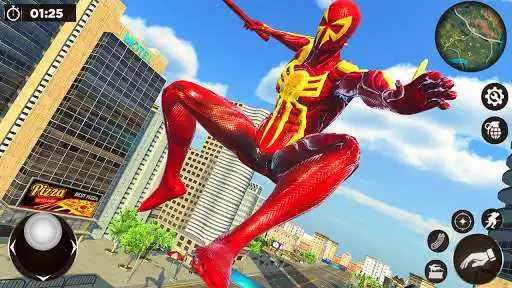 Play Rope Hero Gangster Crime - Spider Crime Voice City  and enjoy Rope Hero Gangster Crime - Spider Crime Voice City with UptoPlay