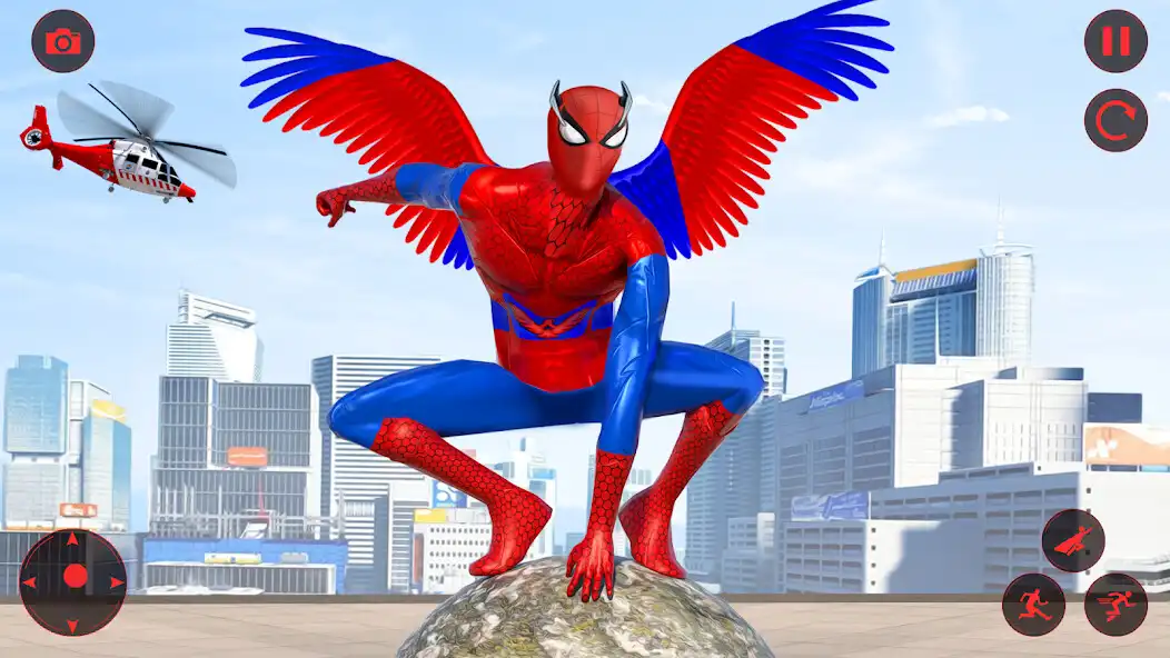 Play Ropehero Spider Superhero Game as an online game Ropehero Spider Superhero Game with UptoPlay