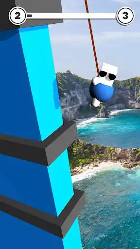 Play Rope Jump Down - Bounce Tower  and enjoy Rope Jump Down - Bounce Tower with UptoPlay