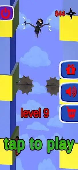 Play Rope Ninja Rise and Fall  and enjoy Rope Ninja Rise and Fall with UptoPlay