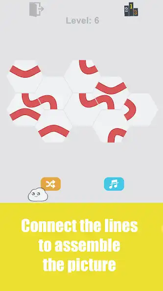 Play Rope Puzzle: Connect The Lines as an online game Rope Puzzle: Connect The Lines with UptoPlay