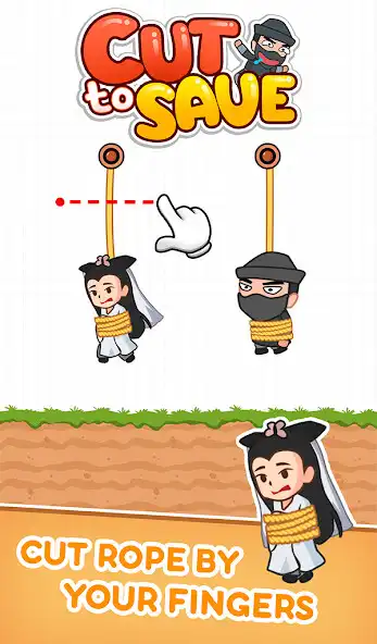 Play Rope Rescue: Cut Save Puzzle  and enjoy Rope Rescue: Cut Save Puzzle with UptoPlay
