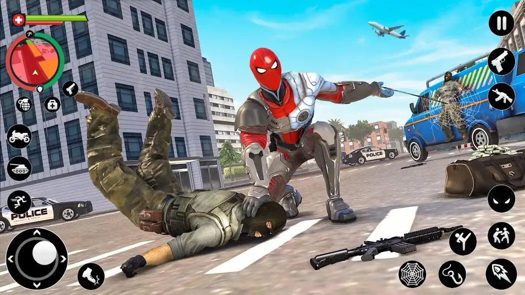 Play Rope Robot Hero Crime Fighter  and enjoy Rope Robot Hero Crime Fighter with UptoPlay