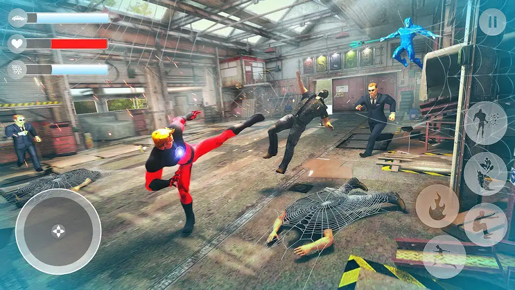 Play Rope Superhero - Rescue Games as an online game Rope Superhero - Rescue Games with UptoPlay