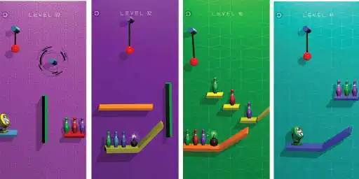 Play Rope Swing : Bowling Puzzle as an online game Rope Swing : Bowling Puzzle with UptoPlay