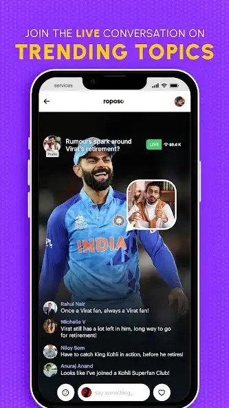Play Roposo LIVE as an online game Roposo LIVE with UptoPlay