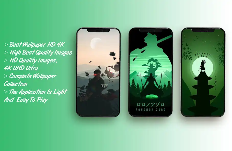 Play Roronoa Zoro Wallpaper HD  and enjoy Roronoa Zoro Wallpaper HD with UptoPlay