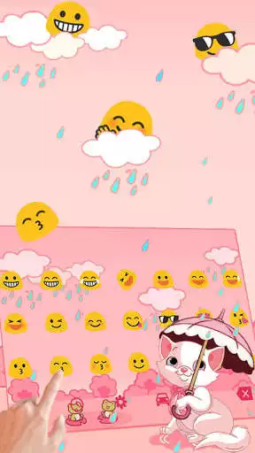 Play APK Rosa Kitty Keyboard Theme  and enjoy Rosa Kitty Keyboard Theme with UptoPlay keyboard.theme.k820001641