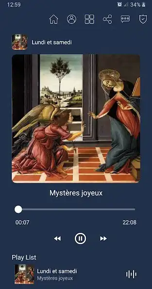 Play Rosarie Classique AUDIO as an online game Rosarie Classique AUDIO with UptoPlay