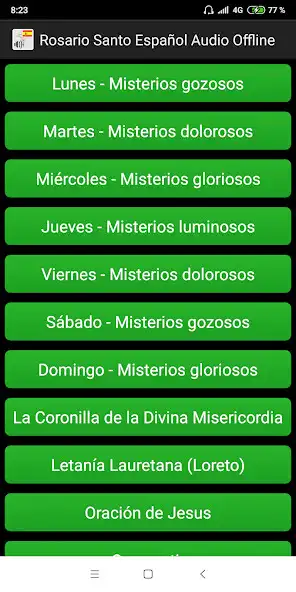 Play Rosario Español Audio  and enjoy Rosario Español Audio with UptoPlay