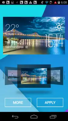 Play Rosario weather widget/clock