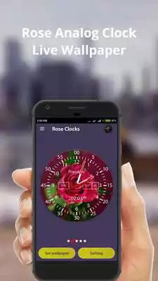 Play Rose Analog Clock