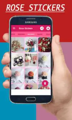 Play Rose day love stickers