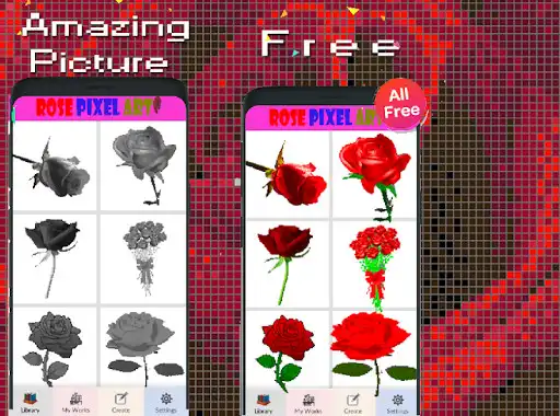 Play Rose Flower Color By Number as an online game Rose Flower Color By Number with UptoPlay