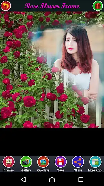 Play Rose Flower Frame