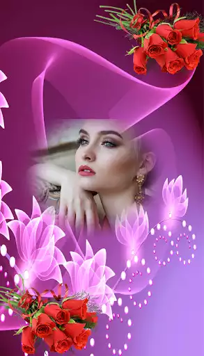 Play Rose Flower Photo Frame as an online game Rose Flower Photo Frame with UptoPlay